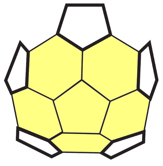 Tape 5 Pentagons to Shape