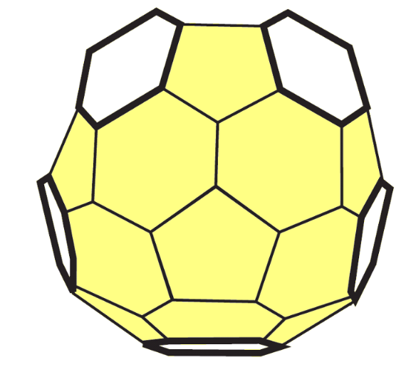 Tape 5 Hexagons to Shape