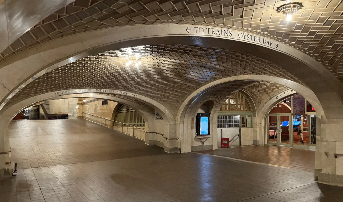 Grand Central Station Elliptical Ceiling