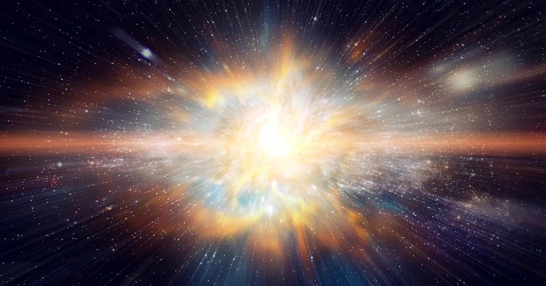 Supernova Explosion in Space